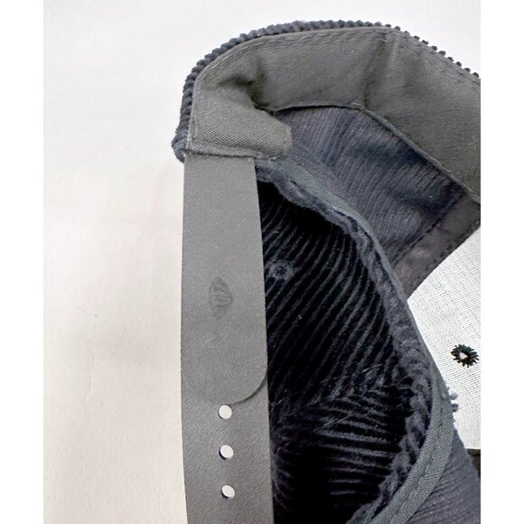 Vintage BEEMAN Precision Arms Airguns Black Corduroy Snapback Hat Patch 80s NOS - Picture 7 of 8